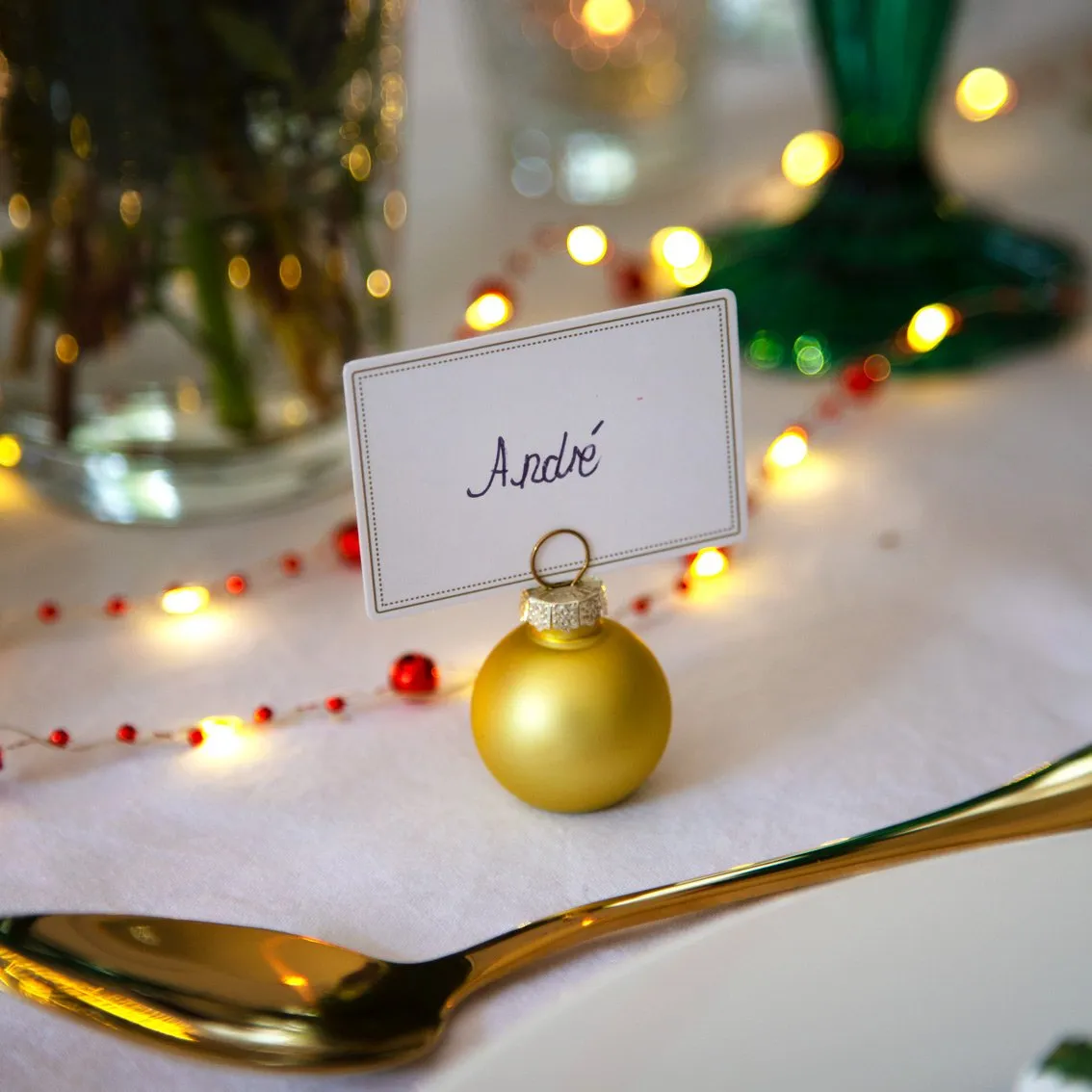 Botanical Nutcracker Placecard Holders