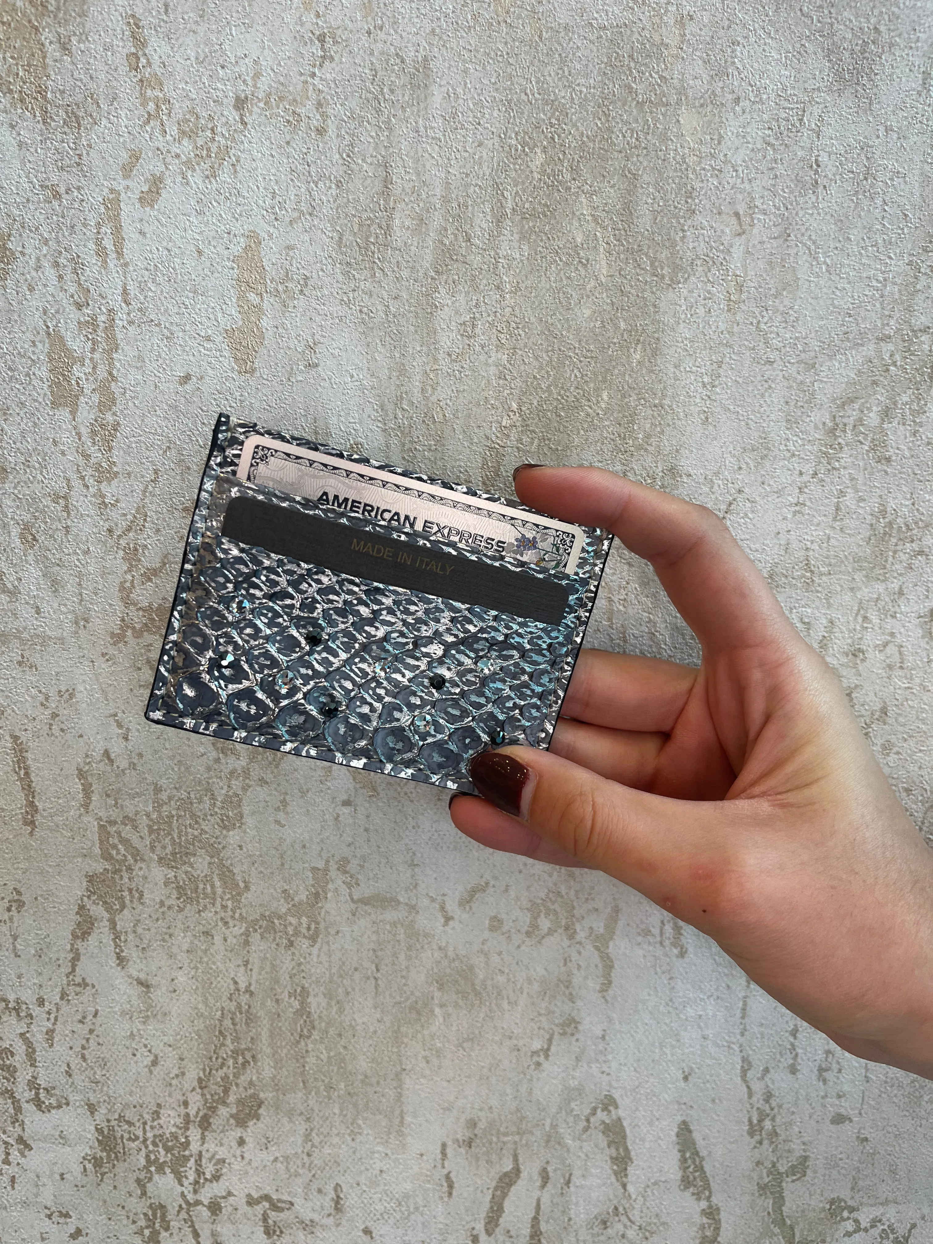CC Holders in Pewter w/ Crystals