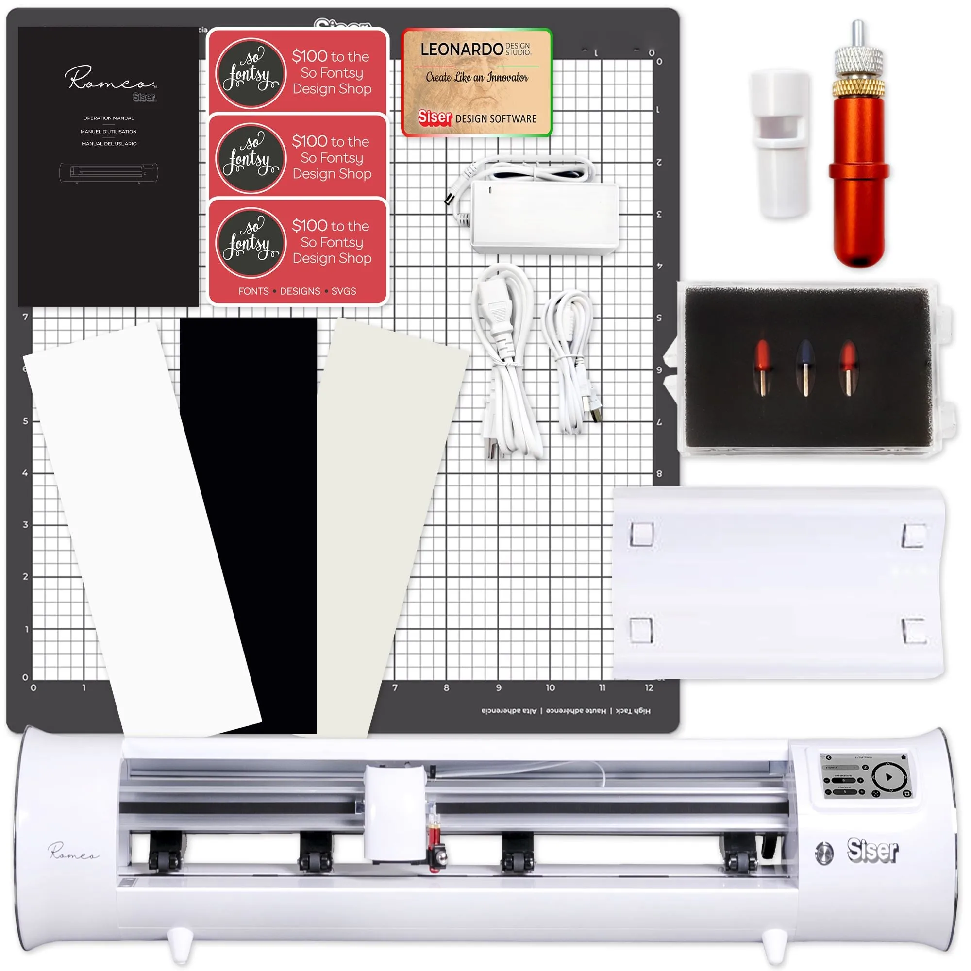 Epson PRO F570 Desktop 24" Dye Sublimation Printer w/ Siser Romeo 24" Cutter