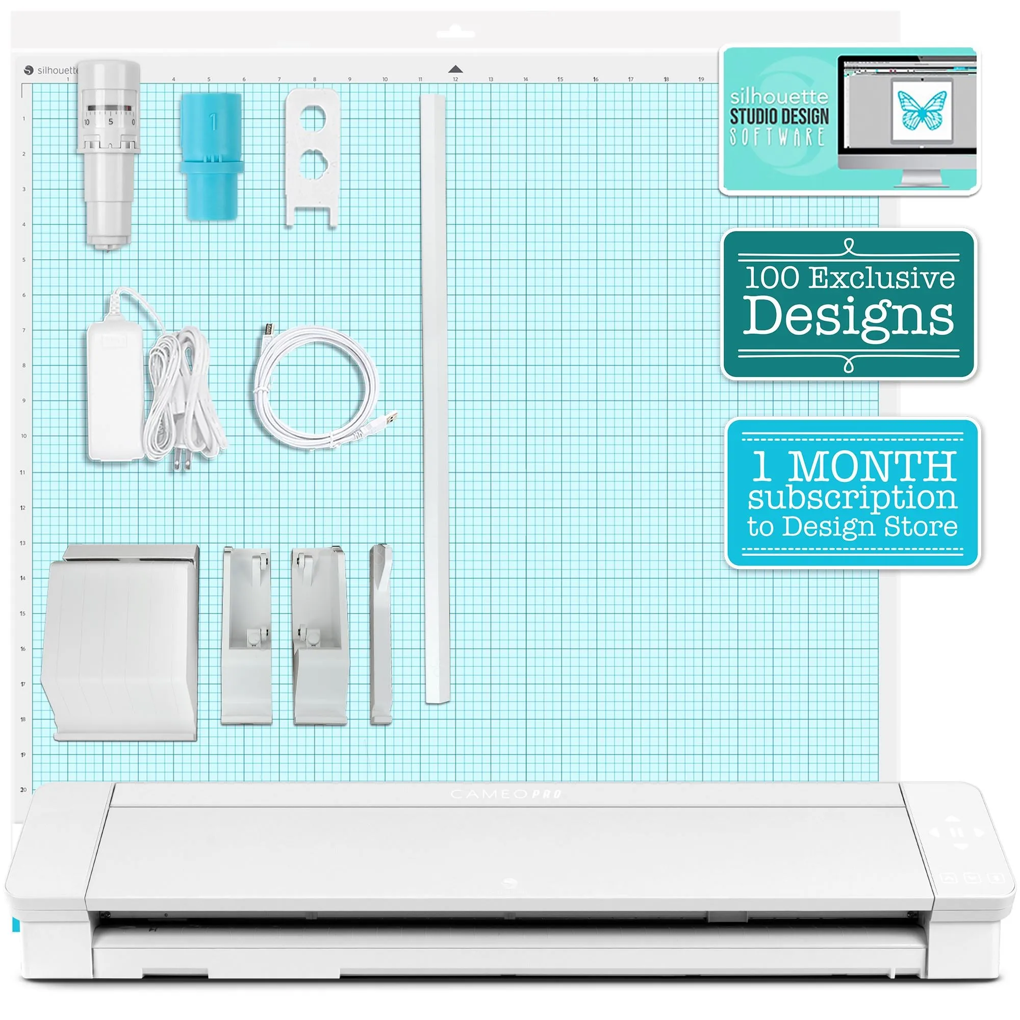 Epson PRO F570 Desktop 24" Sublimation Printer w/ Cameo 4 Pro 24" Vinyl Cutter