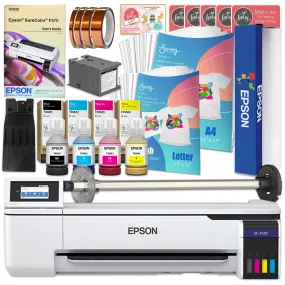 Epson SureColor F570 LITE 24" Dye Sublimation Printer & Paper Bundle