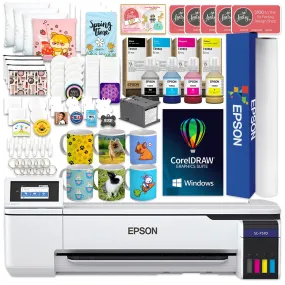 Epson SureColor F570 LITE 24" Dye Sublimation Printer Bundle with CorelDRAW