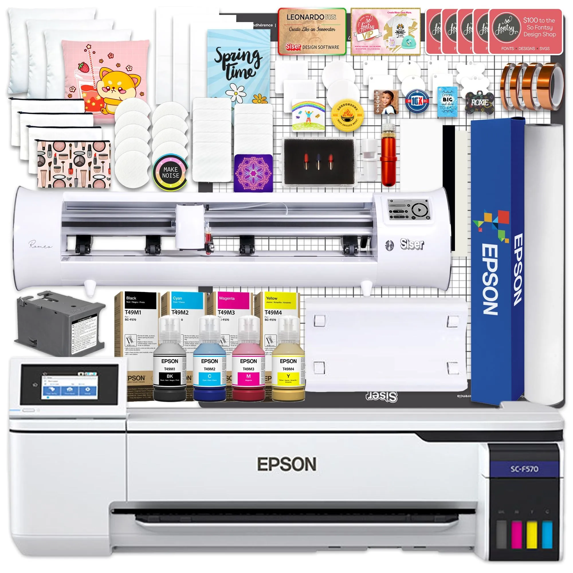 Epson SureColor F570 LITE 24" Sublimation Printer & Siser Romeo 24" Cutter