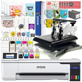 Epson SureColor F570 LITE 24" Sublimation Printer w/ Geo Knight Heat Press