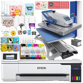 Epson SureColor F570 LITE 24" Sublimation Printer w/ Hotronix Fusion Heat Press