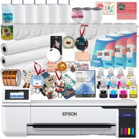 Epson SureColor PRO F570 24" Sublimation Printer w/ Deluxe Paper Bundle & Blanks
