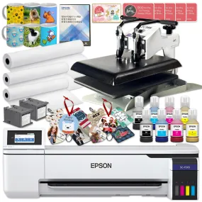 Epson SureColor PRO F570 24" Sublimation Printer w/ Geo Knight Heat Press
