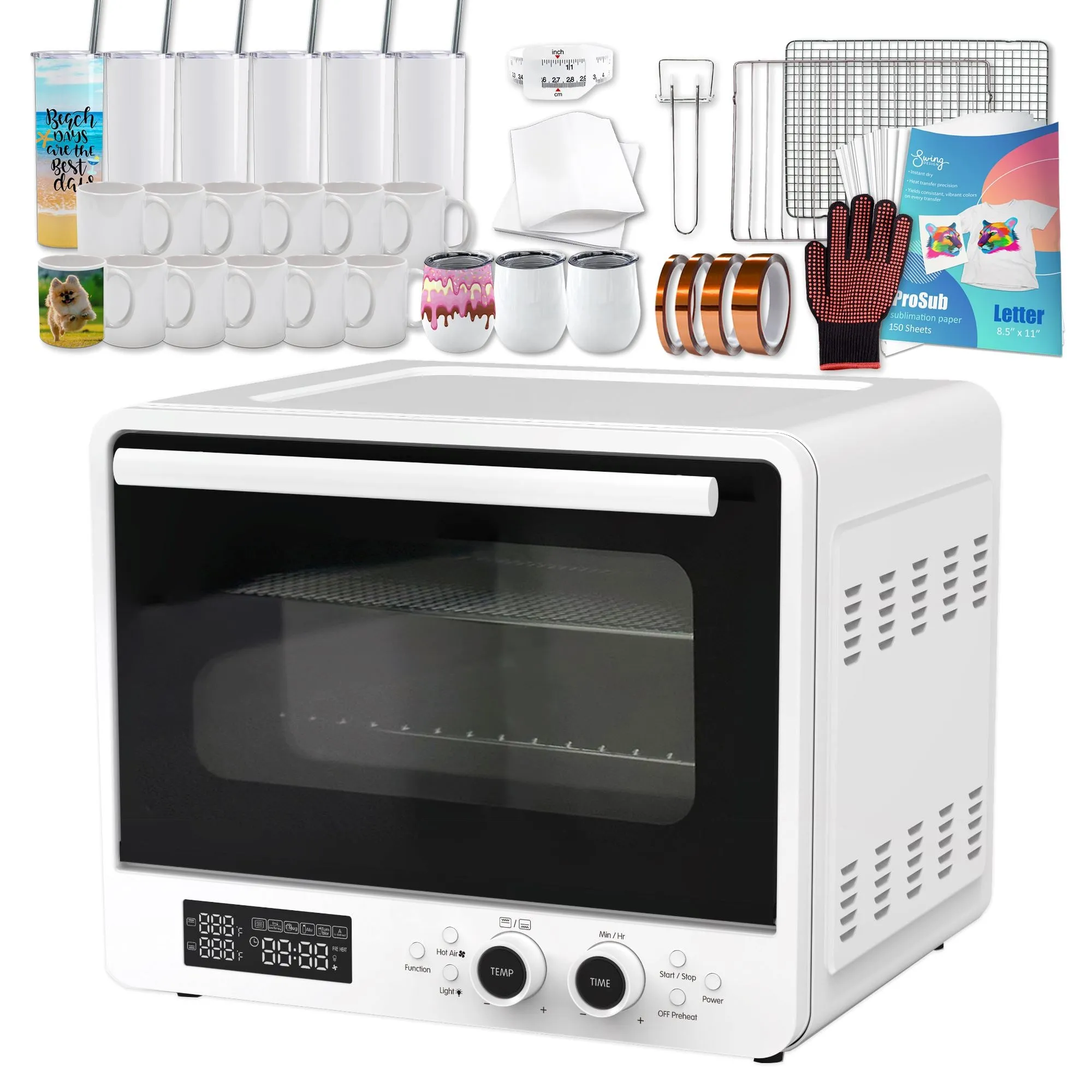Epson SureColor PRO F570 24" Sublimation Printer w/ ProSub Sublimation Oven