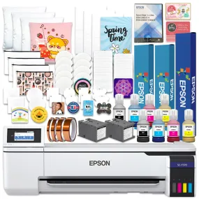 Epson SureColor PRO F570 Desktop 24" Dye Sublimation Printer & Blanks Bundle