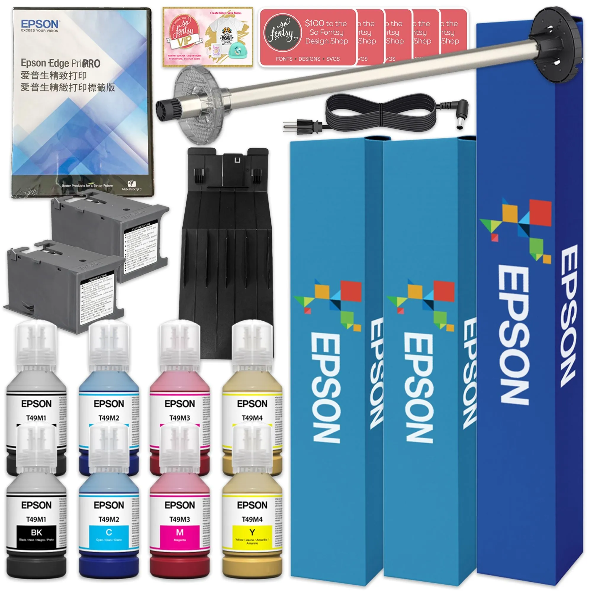 Epson SureColor PRO F570 Desktop 24" Dye Sublimation Printer