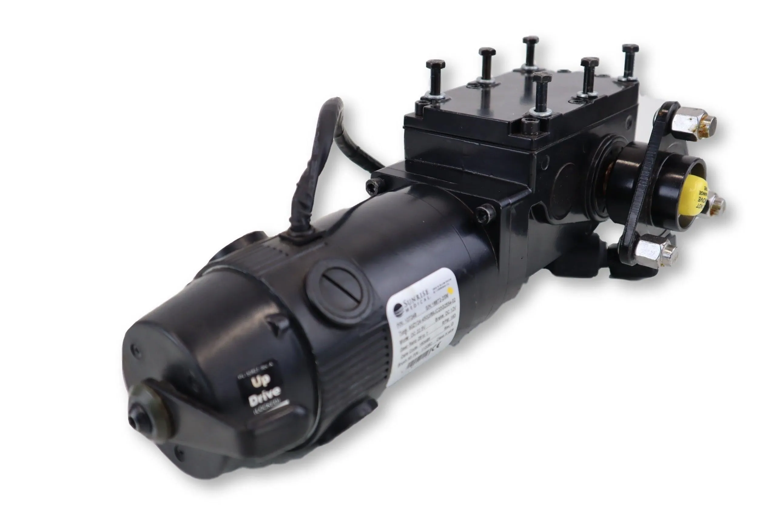Motor & Gearbox For Sunrise Medical Quickie Pulse 6, QM-710, S-636 Power Chairs | 107247 | 107248