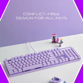 RAPOO V500 PRO MECHANICAL GAMING KEYBOARD PURPLE