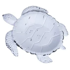 White Pewter Turtle Trinket Holder